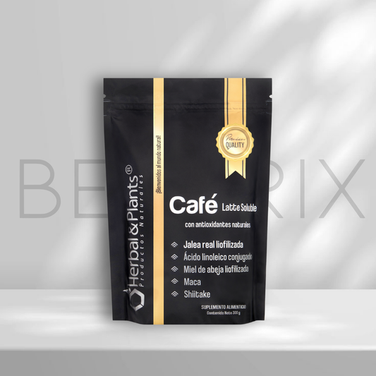 Café Latte Soluble con Seta especiales.